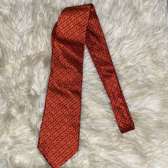 GUCCI Vintage Handcuff Print Tie - Picture 1 of 5